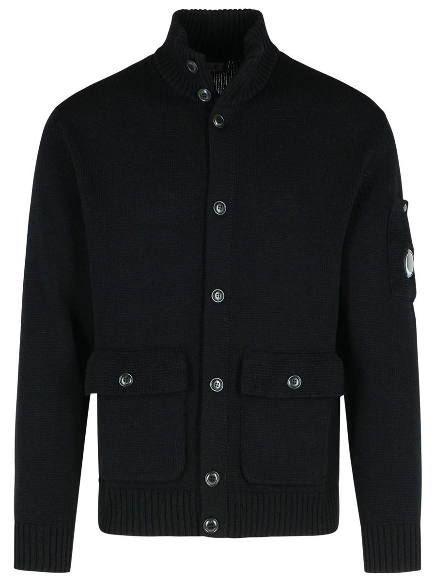 C.P. Company 'Lens' Black Cotton Jacket