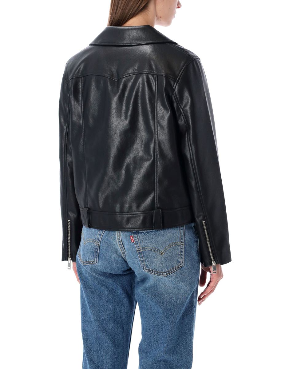 Levi'S Kendal Black Eco-Leather Moto Jacket