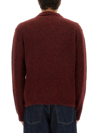 Sunflower Wool Sweater With Polo Collar