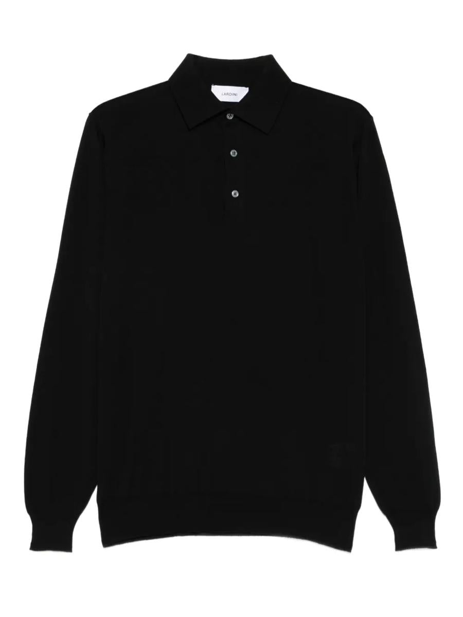 Lardini Long-Sleeved Wool Polo