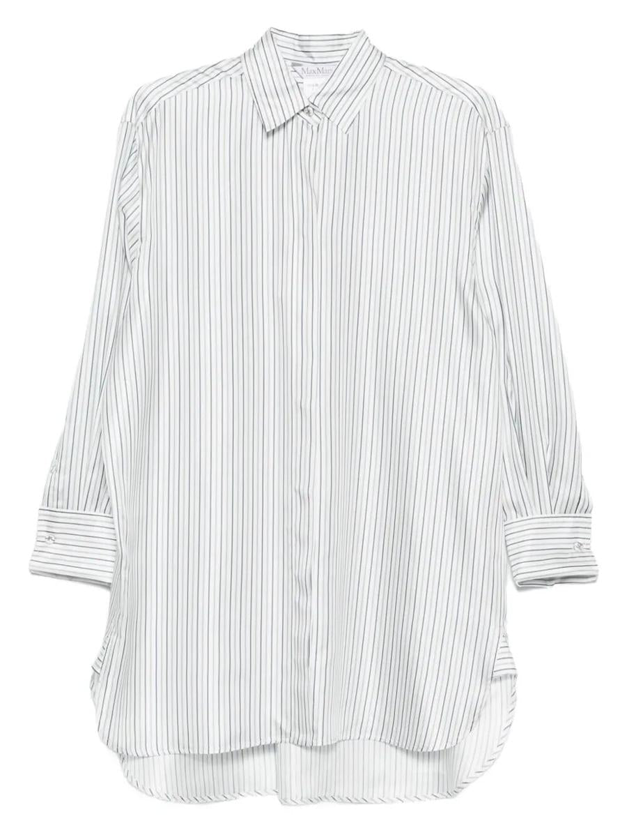 Max Mara "Monviso" Silky Stripes Shirt Clothing