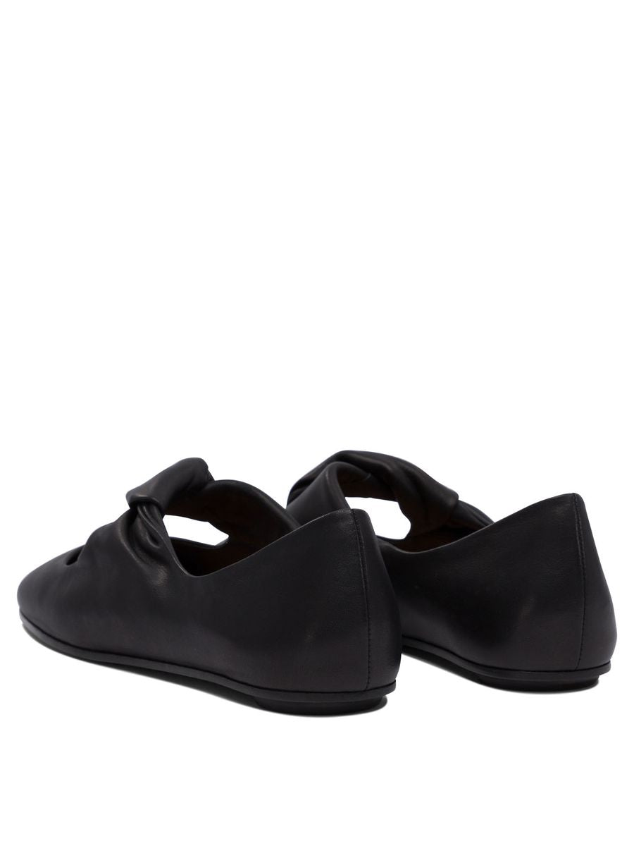 Alexander Mcqueen Twisted Detail Ballet Flats