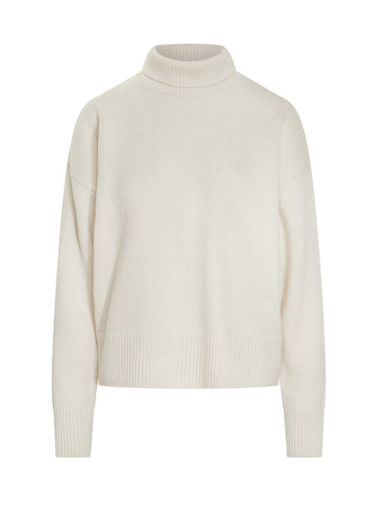 AMI Paris Ami Paris White High Neck Sweater