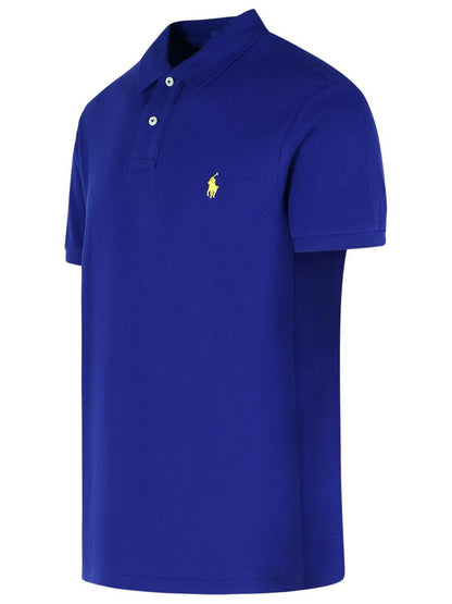 Polo Ralph Lauren Blue Cotton Polo Shirt