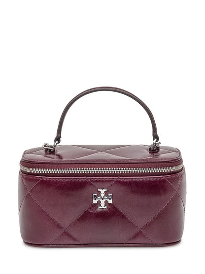 Tory Burch Tory Burch Burgundy Vanity Bag