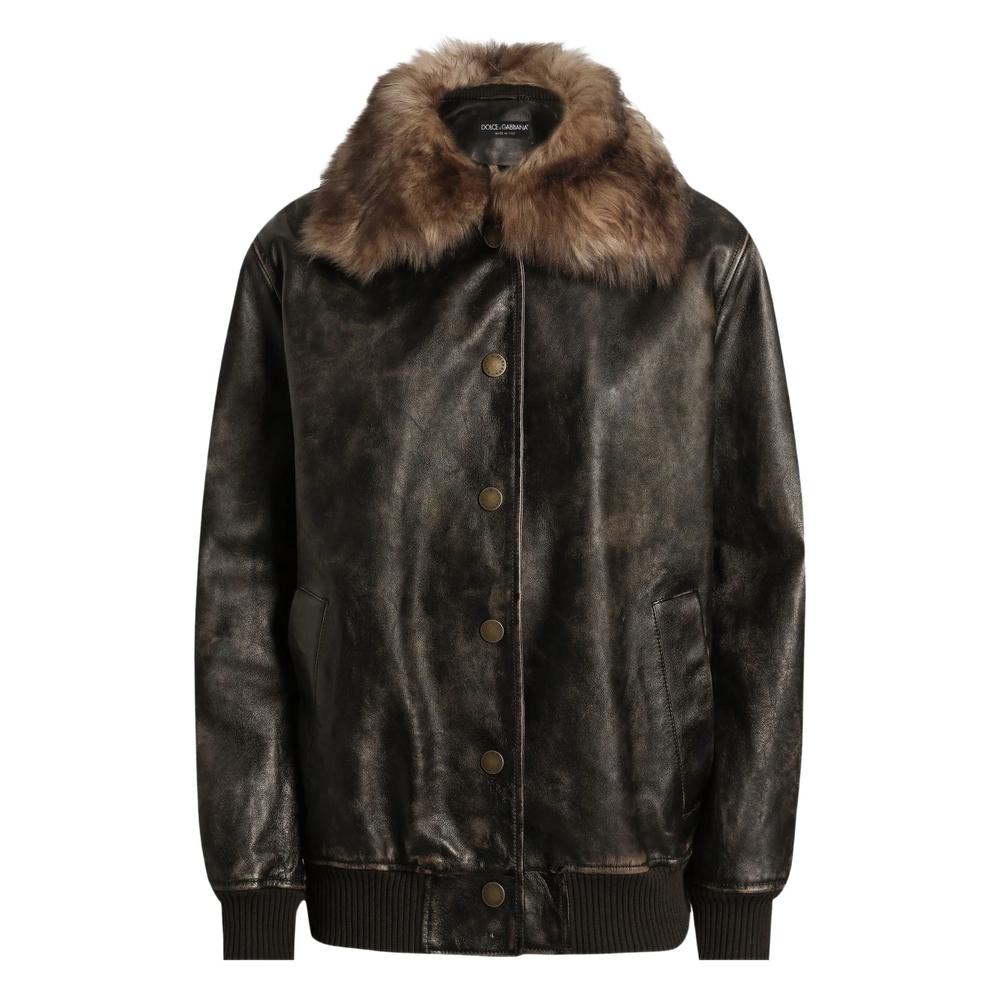 Dolce & Gabbana Leather Outerwears
