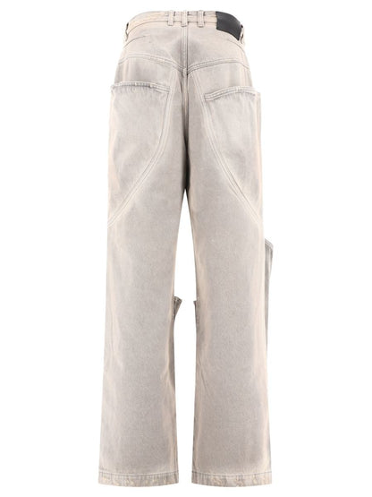 The Attico Wide Leg Jeans