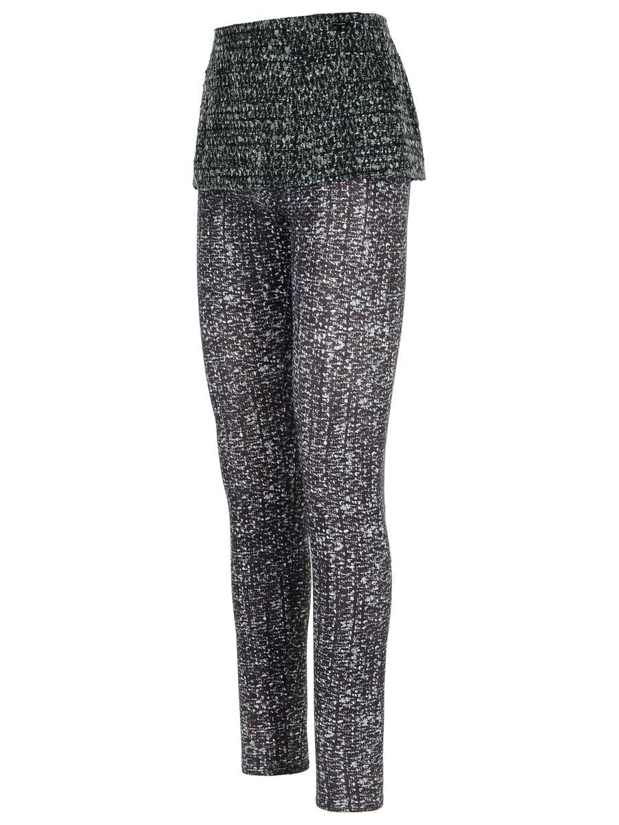 Diesel Two-Tone Polyester Blend Leggings