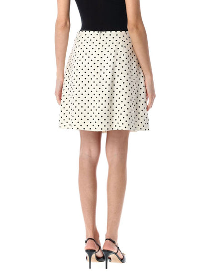 Valentino Garavani Polka Dot Mini Skirt