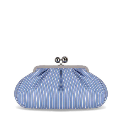 Weekend Max Mara Pasticcino Rubens Medium Light Blue Clutch