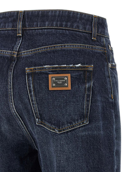 Dolce & Gabbana Logo Tag Jeans