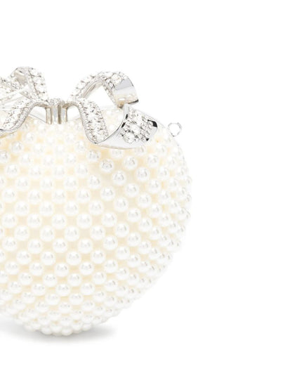 Self-Portrait Pearl Heart Clutch Bag Bags