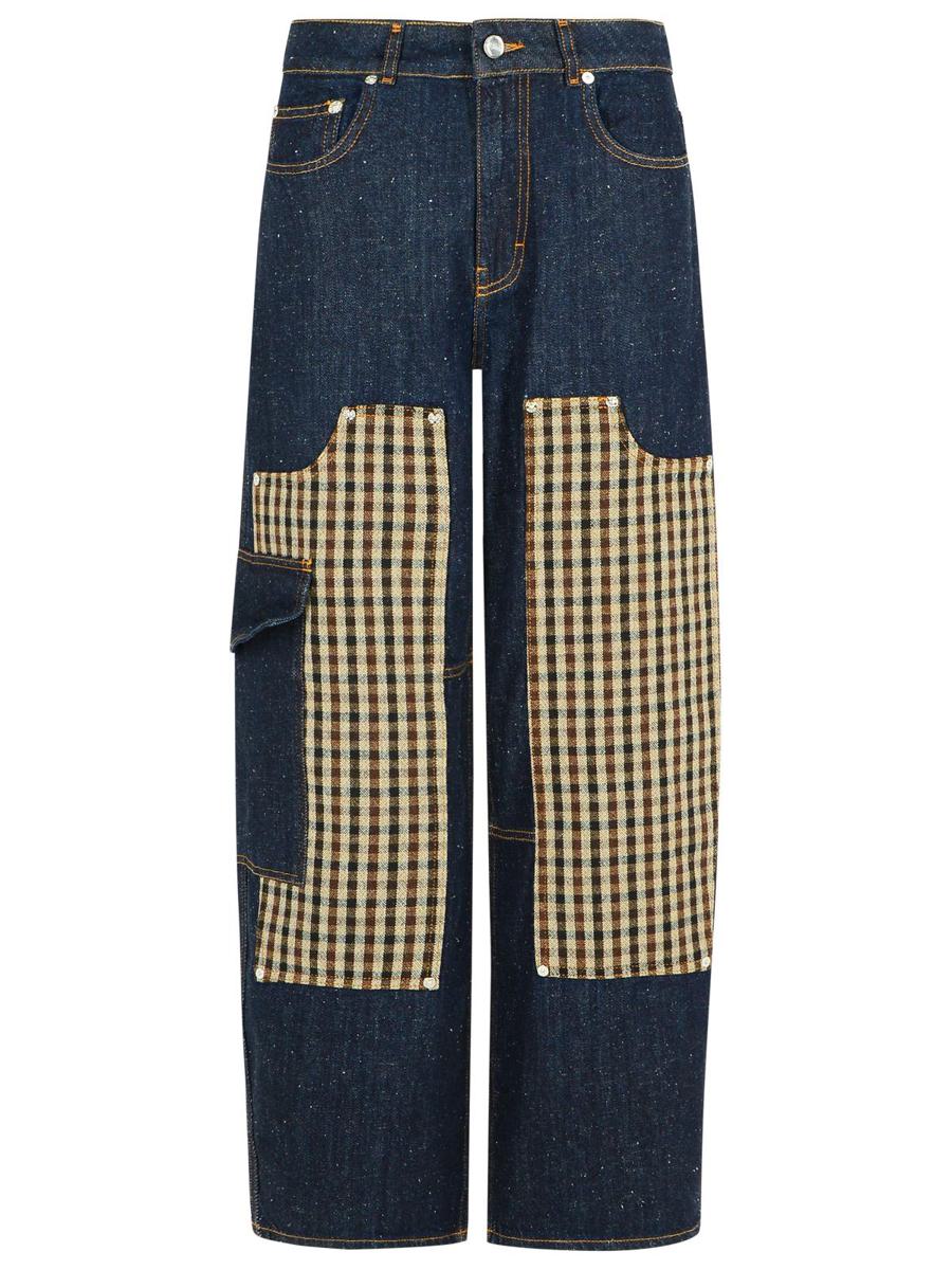 Ganni Navy Cotton Jeans