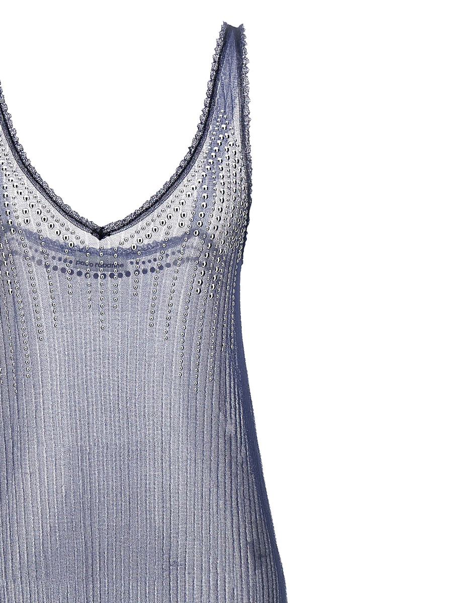 Rabanne Studded Mesh Dress