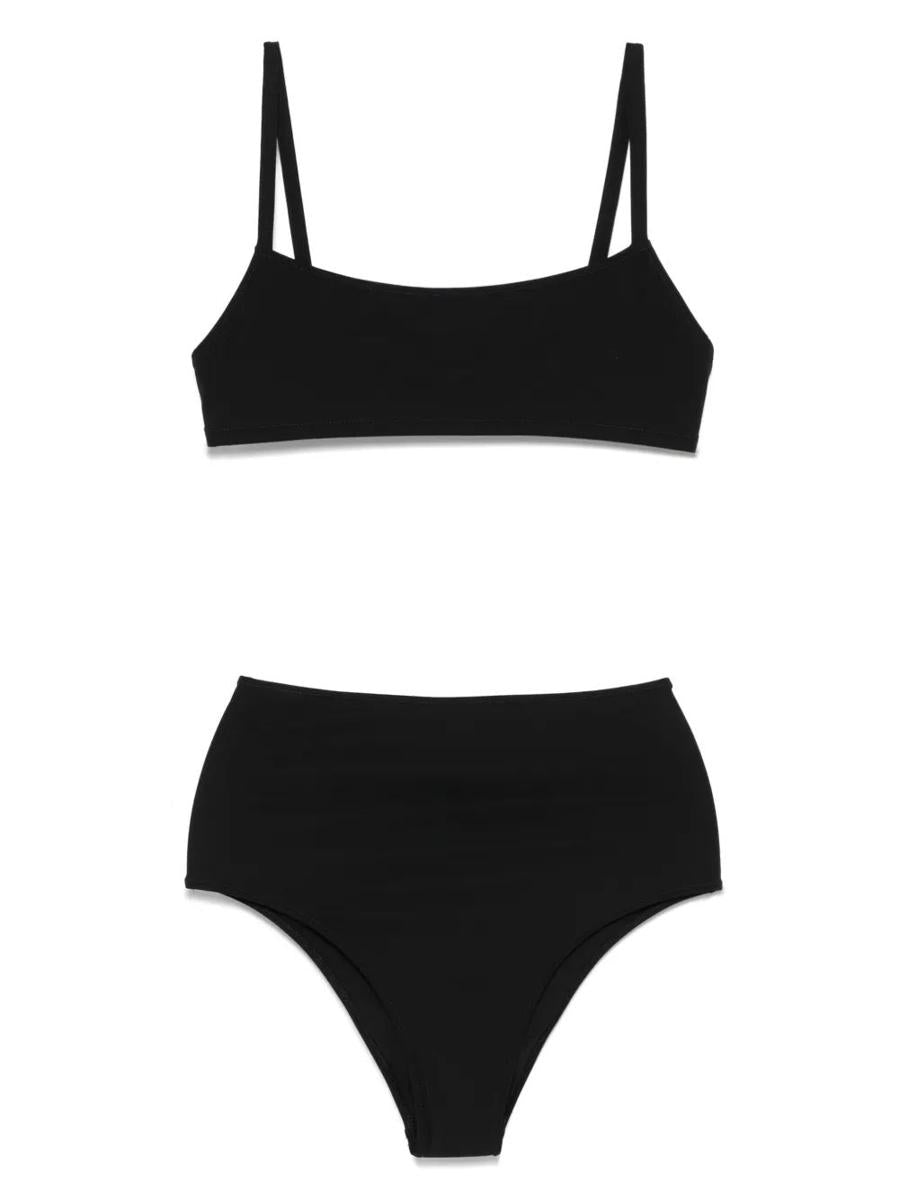 Lido Bikini / Straight Neckline Top / High Waist Bottom