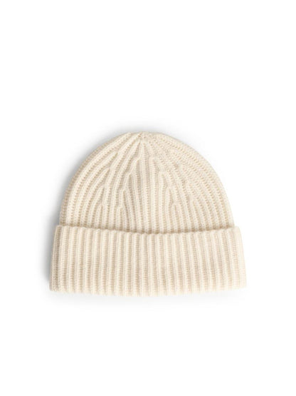 Lisa Yang 'Martigny' Cream Cashmere Beanie