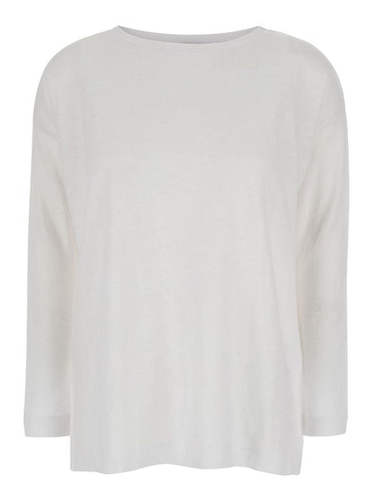 Allude Shirt With Boart Neckline