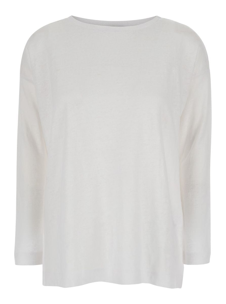 Allude Shirt With Boart Neckline