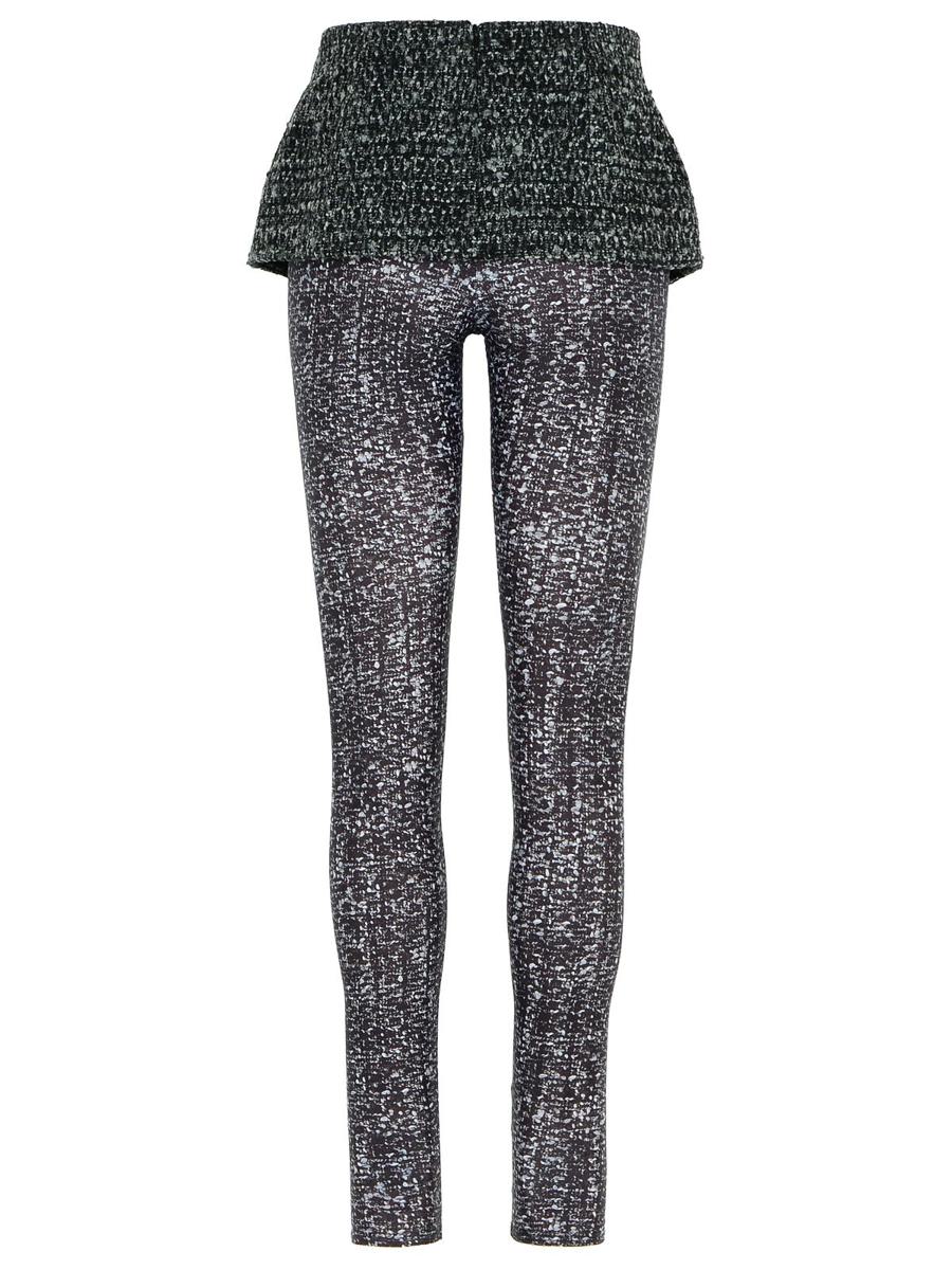 Diesel Two-Tone Polyester Blend Leggings
