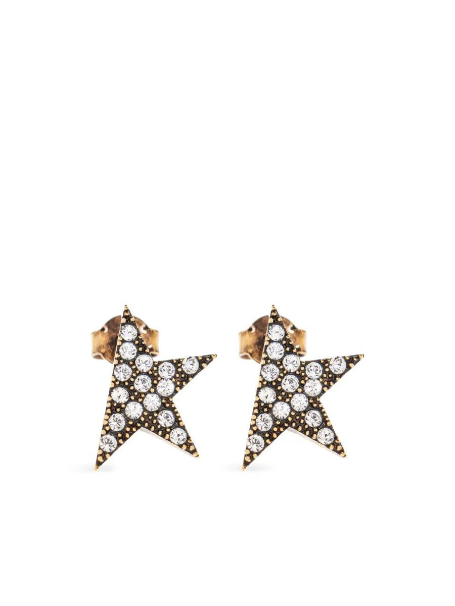 Golden Goose Earrings Star W/Crystal Accessories