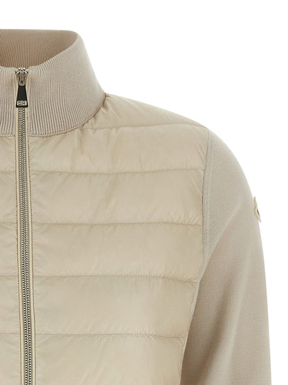 Moncler Two-Material Cardigan