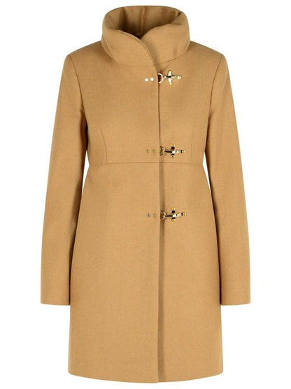 Fay Beige Wool Blend Coat