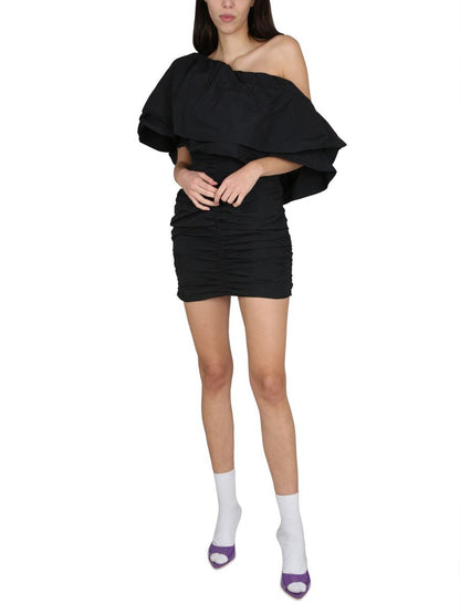 Rotate Birger Christensen One-Shoulder Dress
