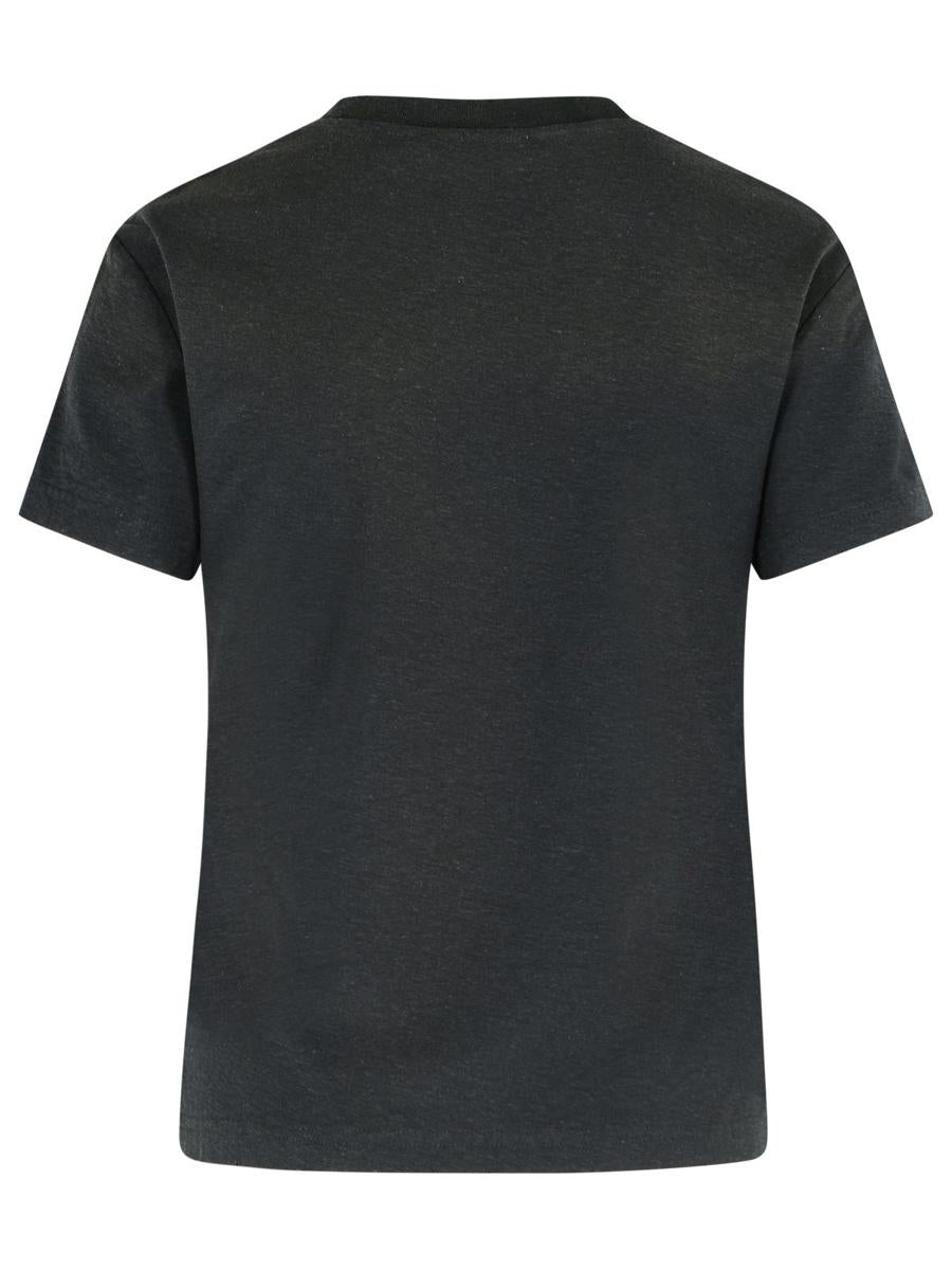 Acne Studios Faded Black Cotton Blend T-Shirt
