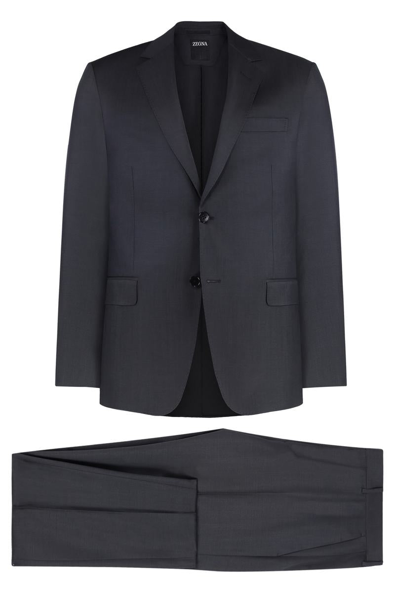 Zegna Wool Blend Two-Piece Suit