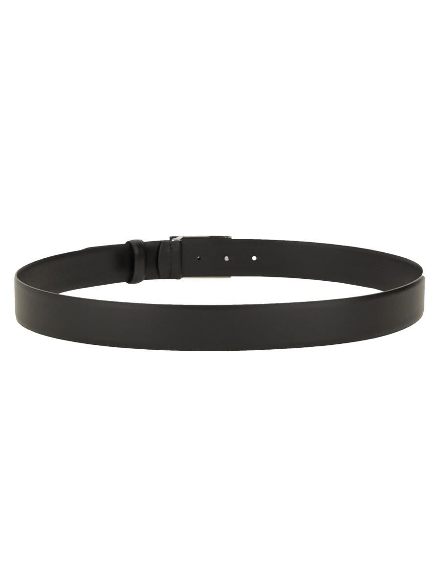 Boss Leather Belt With Logo