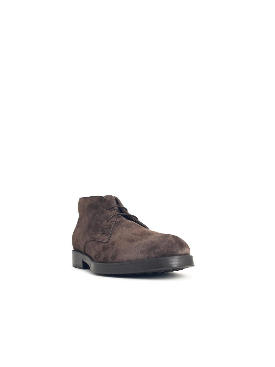 Tod'S Brown Suede Ankle Boots