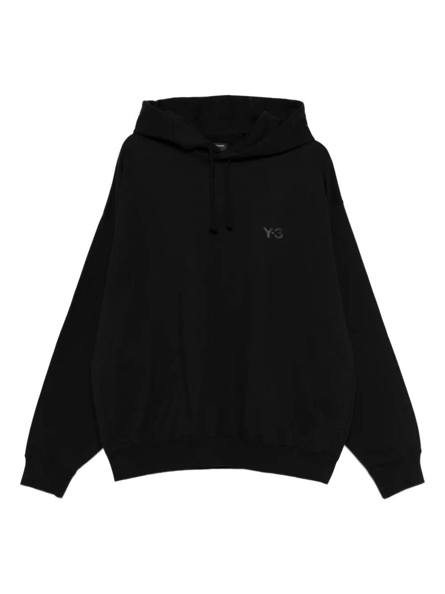 Y-3 Adidas Logo-Print Oversized Hoodie Clothing