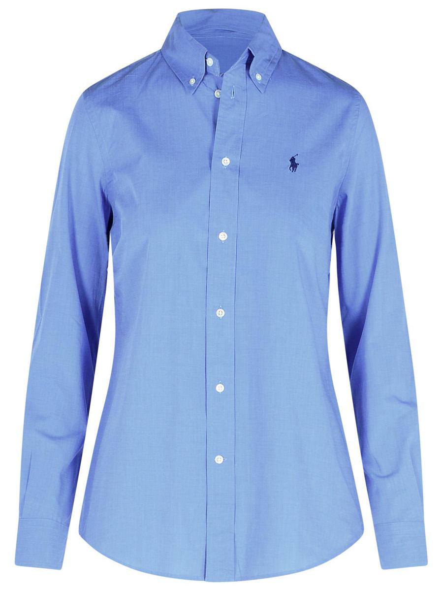 Polo Ralph Lauren Light Blue Cotton Shirt
