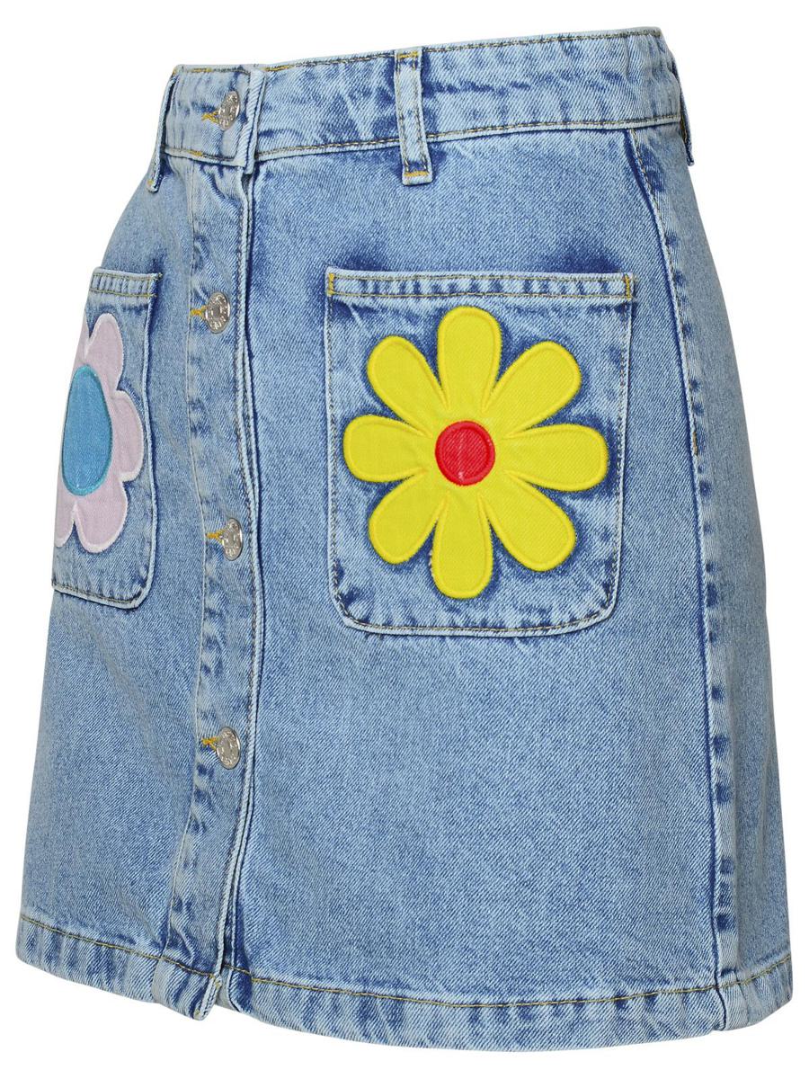 Moschino Jeans Blue Denim Skirt