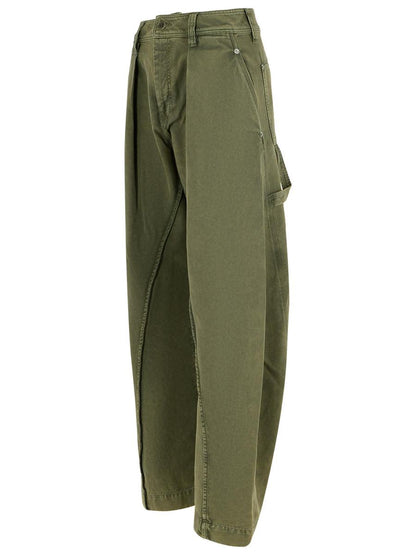 JW Anderson Green Cotton Jeans