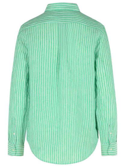 Polo Ralph Lauren Green Linen Shirt