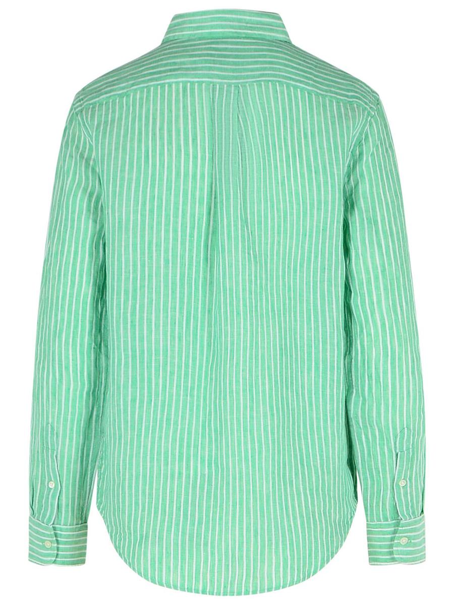 Polo Ralph Lauren Green Linen Shirt