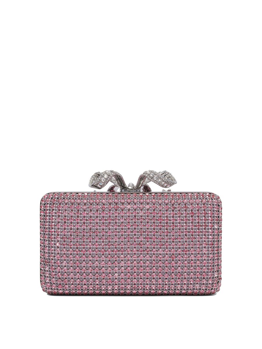 Self-Portrait 'Pink Crystal Box' Clutch