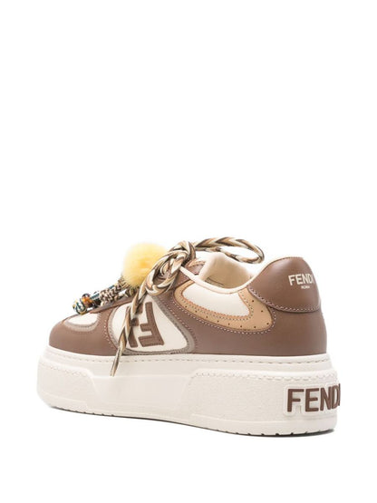 Fendi Fendi Match Charm Embellished Sneakers