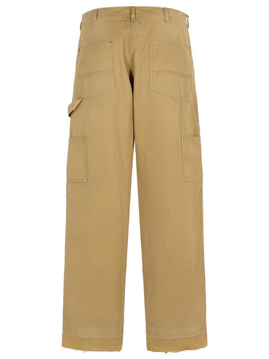 Maison Margiela Beige Cotton Pants