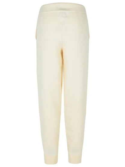 Loulou Studio 'Hespero' Ivory Cashmere Trousers