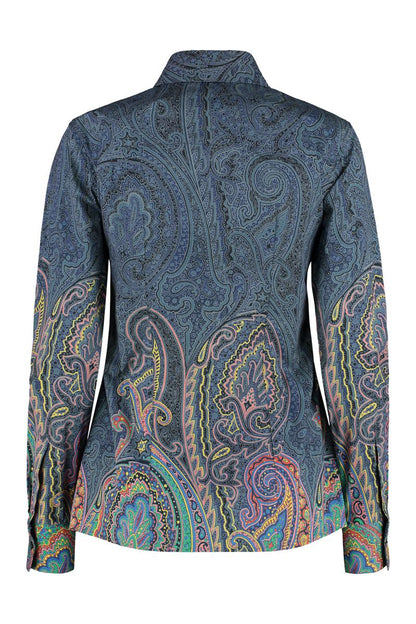 Etro Stretch Poplin Cotton Shirt