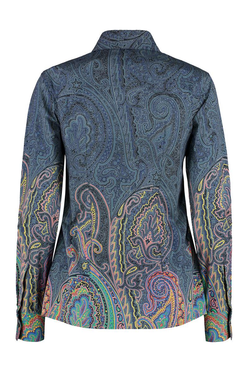 Etro Stretch Poplin Cotton Shirt