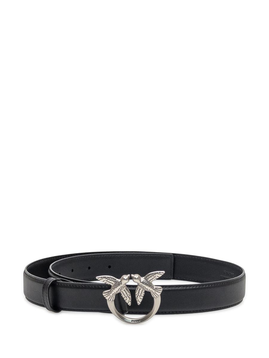 Pinko Pinko Love Birds Leather Belt