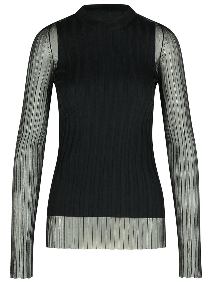 Sportmax 'Acino' Black Polyamide Blend Sweater