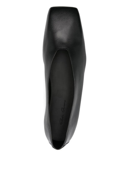 Rick Owens Leather Ballet Flats