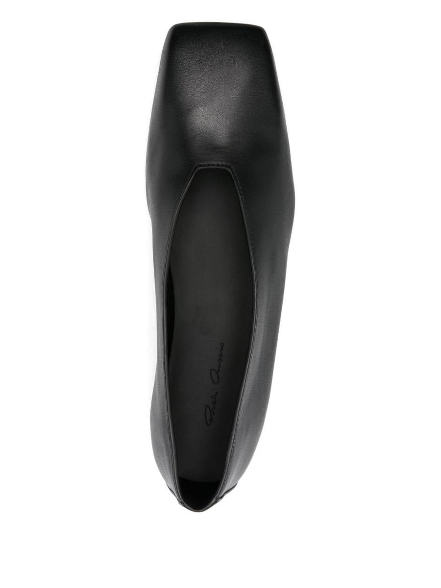 Rick Owens Leather Ballet Flats