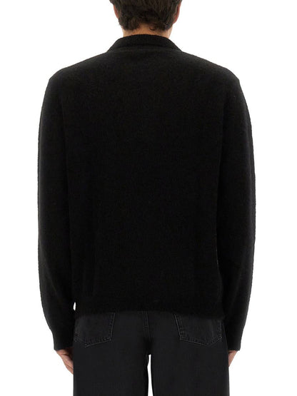 Sunflower Wool Sweater With Polo Collar