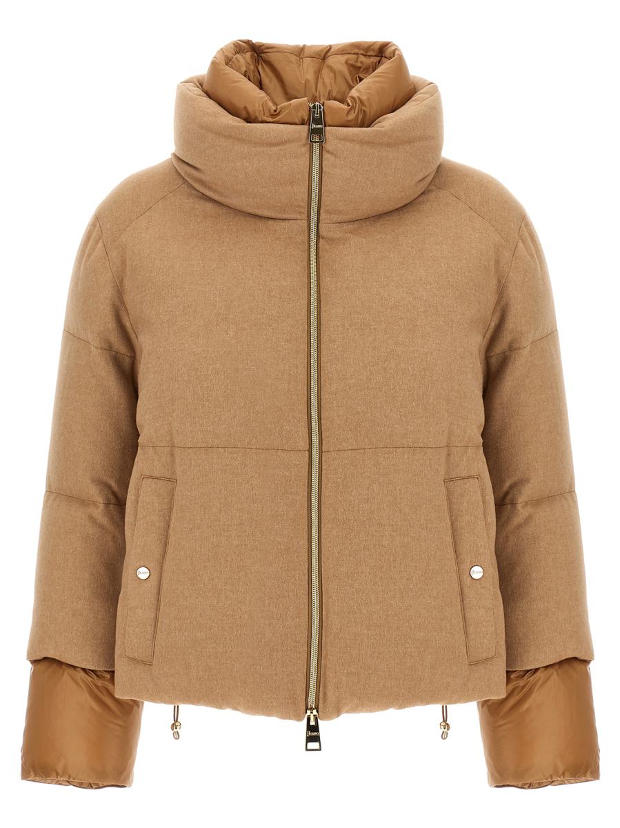 Herno Two-Material Puffer Jacket