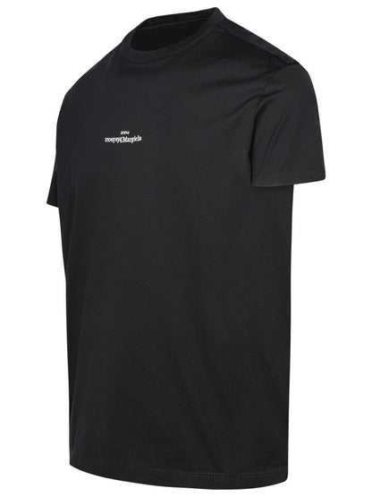Maison Margiela Black Cotton T-Shirt